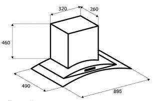 Вытяжка Зигмунд Штайн K 296.61 W фото 2 Вытяжка Zigmund Shtain K 296.61 W фото 2