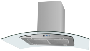 Вытяжка Маунфилд ANCONA ISLA 90 Inox Glass Transparent фото Вытяжка Maunfeld ANCONA ISLA 90 Inox Glass Transparent фото