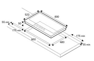 Газовая варочная панель Бертаззони P905CHERAX фото 4 Газовая варочная панель Bertazzoni P905CHERAX фото 4