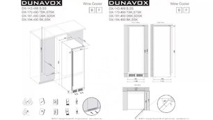 Винный шкаф Дунавокс DX-143.468SS фото 3 Винный шкаф Dunavox DX-143.468SS фото 3