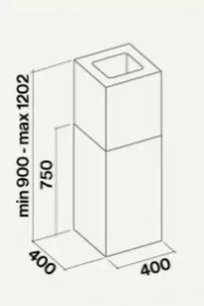 Вытяжка Фалмек Mira Plus Black Isola 40 фото 2 Вытяжка Falmec Mira Plus Black Isola 40 фото 2