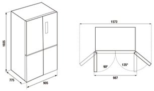Холодильник Куперсбуш FKG 9650.0 E-02 фото 4 Холодильник Kuppersbusch FKG 9650.0 E-02 фото 4