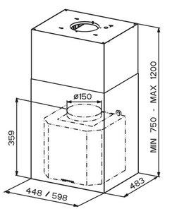 Настенная вытяжка Фабер Cubia Isola EG8 X A45 Active фото 2 Настенная вытяжка Faber Cubia Isola EG8 X A45 Active фото 2