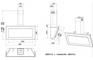 Вытяжка Де Дитрих DHD 794 X фото 4 Вытяжка De Dietrich DHD 794 X фото 4