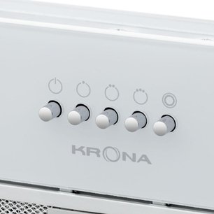 Встраиваемая вытяжка Krona KATE 600 GLASS WHITE PB фото 2 Встраиваемая вытяжка Krona KATE 600 GLASS WHITE PB фото 2