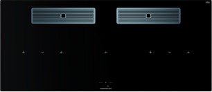 Индукционная варочная поверхность с вытяжкой Kuppersbusch KMI 12850.0 SR-E Stainless steel фото