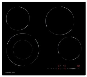 Стеклокерамическая варочная панель Зигмунд Штайн CN 50.6 B фото Стеклокерамическая варочная панель Zigmund Shtain CN 50.6 B фото