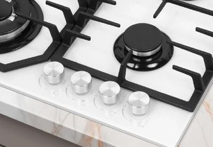 Газовая варочная панель из закаленного стекла Зигмунд Штайн M 32.6 W фото 2 Газовая варочная панель из закаленного стекла Zigmund Shtain M 32.6 W фото 2