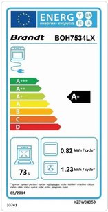 Встраиваемый духовой шкаф Брандт BOH7534LX фото 4 Встраиваемый духовой шкаф Brandt BOH7534LX фото 4
