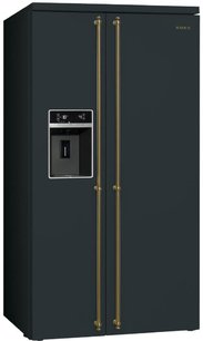 Холодильник Смег SBS8004AO фото Холодильник Smeg SBS8004AO фото
