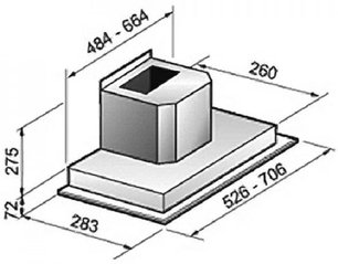 Встраиваемая вытяжка Кертинг KHI 9751 X фото 2 Встраиваемая вытяжка Korting KHI 9751 X фото 2