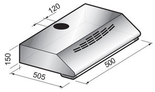 Вытяжка Korting KHT 5332 X фото 2