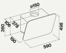 Вытяжка Фалмек Tab 60 Grey фото 2 Вытяжка Falmec Tab 60 Grey фото 2