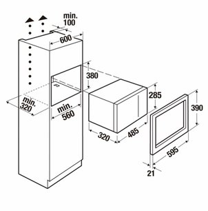 Микроволновая печь Куперсбуш M 6120.0 S фото 2 Микроволновая печь Kuppersbusch M 6120.0 S фото 2