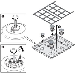 Газовая варочная панель Barazza 1PLB5 фото 4