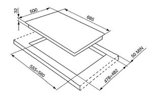 Варочная панель Смег SPR876AVOGH фото 2 Варочная панель Smeg SPR876AVOGH фото 2