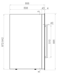 Встраиваемый винный шкаф Pando PVMAV 88-49CRR фото 4