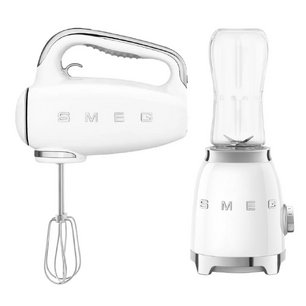 Smeg 50`s Style (блендер PBF01WHEU + миксер HMF01WHEU) фото