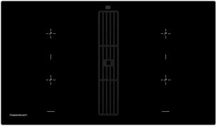 Варочная панель с вытяжкой Куперсбуш KMI 9850.0 SR Black Velvet фото Варочная панель с вытяжкой Kuppersbusch KMI 9850.0 SR Black Velvet фото