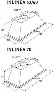 Встраиваемая вытяжка Куперсберг INLINEA 70 X фото 4 Встраиваемая вытяжка Kuppersberg INLINEA 70 X фото 4