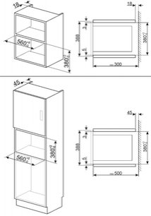 Встраиваемая микроволновая печь Smeg FMI017X фото 4