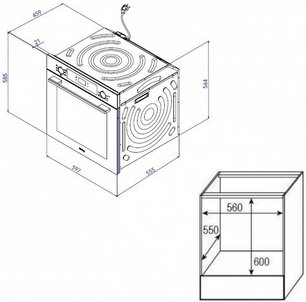 Духовой шкаф Korting OKB 6071 CBX фото 3