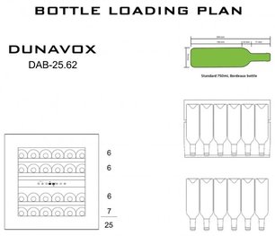 Винный шкаф Дунавокс DAB-25.62DOP.TO фото 2 Винный шкаф Dunavox DAB-25.62DOP.TO фото 2