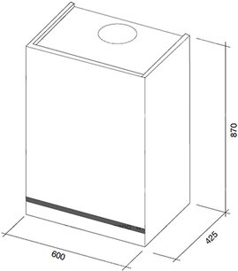 Вытяжка Фалмек Vision 60 ix (800) ECP без TV фото 3 Вытяжка Falmec Vision 60 ix (800) ECP без TV фото 3