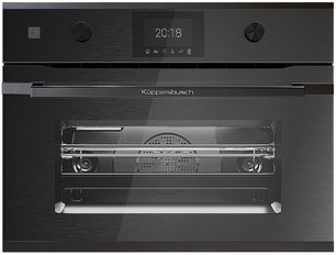 Компактный духовой шкаф с микроволнами Kuppersbusch CBM 6350.0 GPH 2 Black Chrome фото