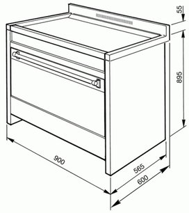 Варочный центр Смег CS19B-6 фото 2 Варочный центр Smeg CS19B-6 фото 2