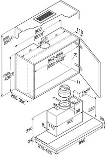 Вытяжка Миле DA 3490 фото 2 Вытяжка Miele DA 3490 фото 2