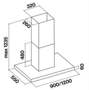 Вытяжка Фалмек PLANE ISOLA WHITE 120 PLUS old фото 2 Вытяжка Falmec PLANE ISOLA WHITE 120 PLUS old фото 2