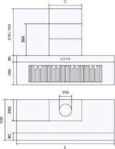 Вытяжка Ilve AGQ120/SS фото 2