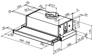 Вытяжка Фабер FLEXA M6/40 AM/INOX A50 фото 2 Вытяжка Faber FLEXA M6/40 AM/INOX A50 фото 2