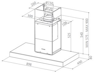 Вытяжка Faber Reflex Act EG8 X/V A90 фото 3