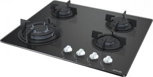 Газовая варочная панель на закаленном стекле Горение GTW64B фото 2 Газовая варочная панель на закаленном стекле Gorenje GTW64B фото 2