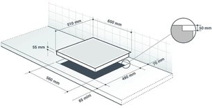 Варочная панель De Dietrich DPV4502B фото 2