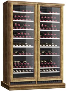 Винный шкаф Дометик C125G Double Wooden Zebrano фото Винный шкаф Dometic C125G Double Wooden Zebrano фото