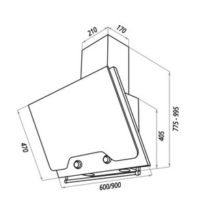 Вытяжка Маунфилд RETRO QUADR 60 BEIGE фото 3 Вытяжка Maunfeld RETRO QUADR 60 BEIGE фото 3