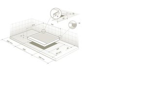 Независимая варочная панель Де Дитрих DTG 1164 X фото 2 Независимая варочная панель De Dietrich DTG 1164 X фото 2