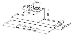 Встраиваемая вытяжка Фабер IN-NOVA PREMIUM X A60 фото 4 Встраиваемая вытяжка Faber IN-NOVA PREMIUM X A60 фото 4