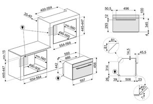 Духовой шкаф Смег SF4104WMCN фото 4 Духовой шкаф Smeg SF4104WMCN фото 4
