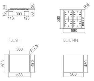 Варочная панель Barazza 1POF60 фото 2