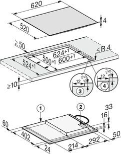 Варочная панель Миле KM 7361 FL фото 4 Варочная панель Miele KM 7361 FL фото 4