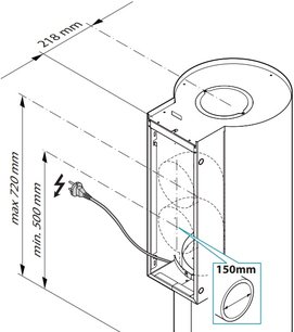 Вытяжка Фалмек POLAR X фото 4 Вытяжка Falmec POLAR X фото 4