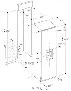 Встраиваемый морозильный шкаф Гаггенау RF 463-300 фото 2 Встраиваемый морозильный шкаф Gaggenau RF 463-300 фото 2