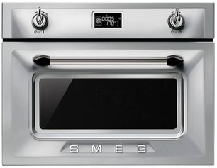 Компактный духовой шкаф с пароваркой Смег SF4920VCX фото Компактный духовой шкаф с пароваркой Smeg SF4920VCX фото