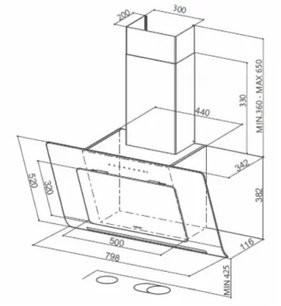 Вытяжка Фабер INFINITY ACT BK A80 фото 3 Вытяжка Faber INFINITY ACT BK A80 фото 3