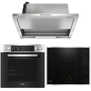 Miele (варочная панель KM 7001 FR + духовой шкаф H 2269-1 E Active + вытяжка DAS 2620) фото