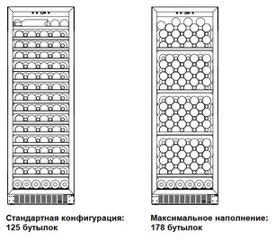 Винный шкаф Дометик C125G Wooden Mahogany фото 2 Винный шкаф Dometic C125G Wooden Mahogany фото 2